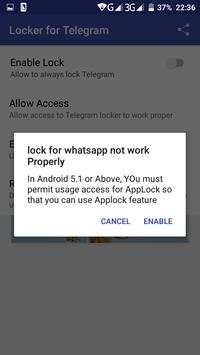 Lock for Telegram screenshot 2