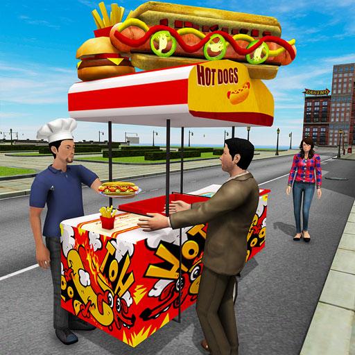 Hot Dog Delivery Food Truck icon