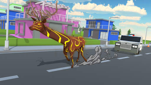 Deeer Funny Fighting Simulator - Goat Animal Game screenshot 2