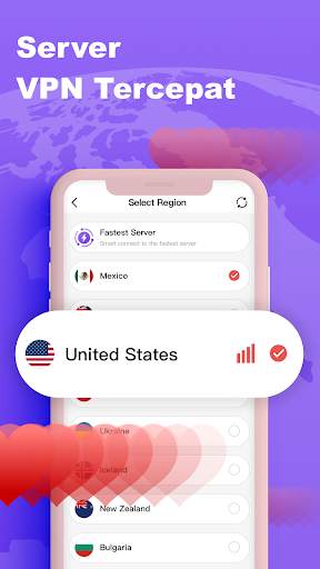 VPN Gratis & Proxy Aman - Pretty VPN screenshot 2