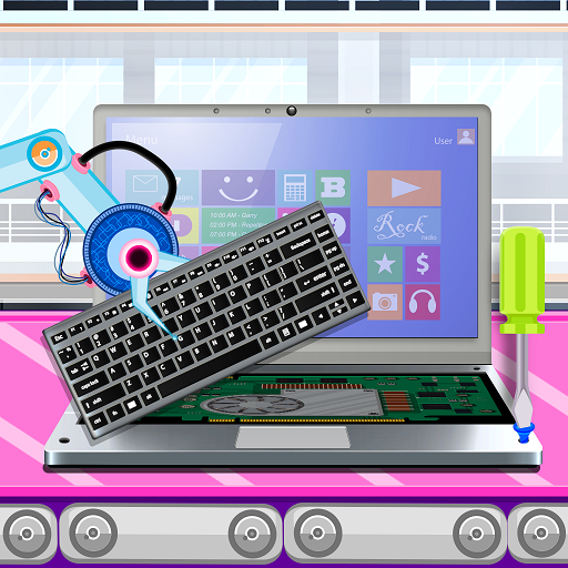 Laptop Factory: Computer Builder &amp; Maker Games icon