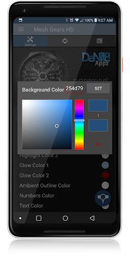 Mesh Gears HD Watch Face Widget & Live Wallpaper 5 تصوير الشاشة