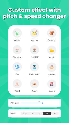 Voice changer pro: funny sounds with voice effects screenshot 3