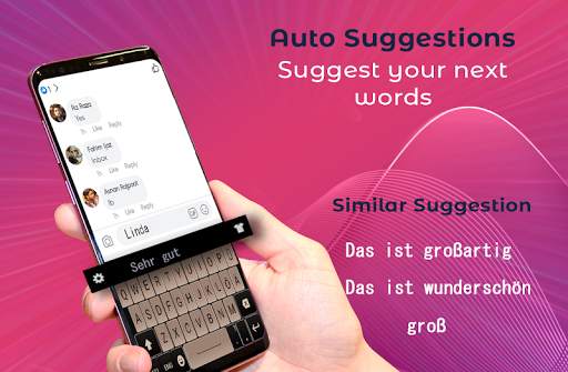 German Keyboard for Android 2019 screenshot 2