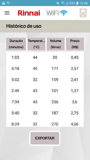 Controlador WiFi RINNAI screenshot 3