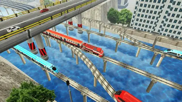 Real Train Games Driving Games स्क्रीनशॉट 3