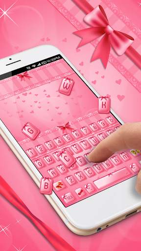 Pink Bow Keyboard Skin screenshot 2