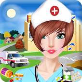 Nurse dress up logo