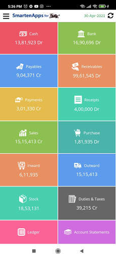 SmartenApps for Tally screenshot 2