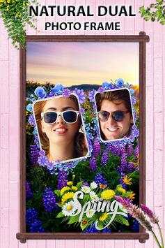 Nature Dual Photo Editor - Photo Frame screenshot 2