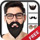 hair and beard salon for men logo