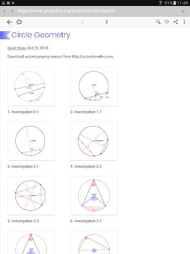 Interactive Circle Geometry screenshot 10