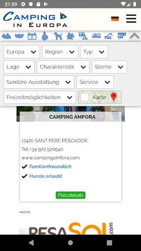 Camping in Europa screenshot 2