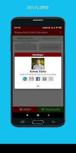 Polytechnic CGPA Calculator screenshot 1