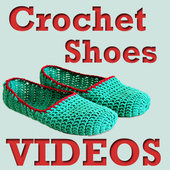 DIY Crochet Shoes Making Design Steps Videos icon