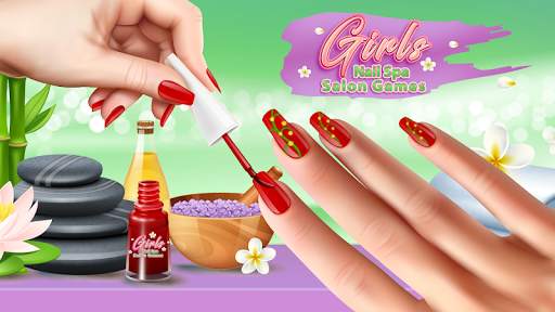 Girls Nail Spa Salon Games screenshot 4