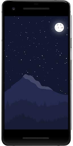 2D Mountain Landscape - Live Wallpapers screenshot 7