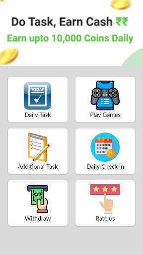 Earn Buddy: Earn by Doing Tasks & Playing Games स्क्रीनशॉट 1