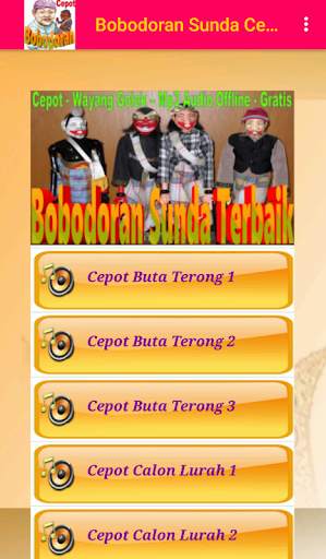 Bobodoran Sunda Cepot | Audio Offline screenshot 3