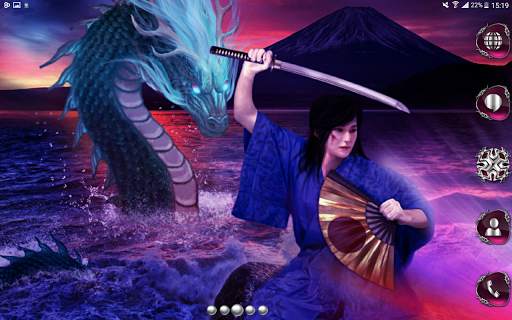 Asian Fantasy Go Launcher theme screenshot 10