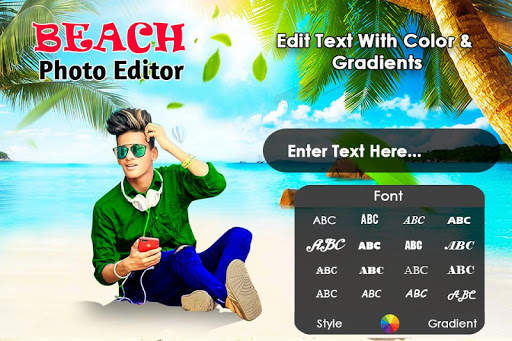 Beach Photos Editor screenshot 2