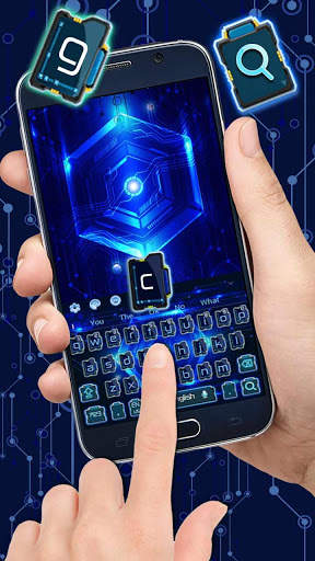 Neon Technology Keyboard screenshot 1
