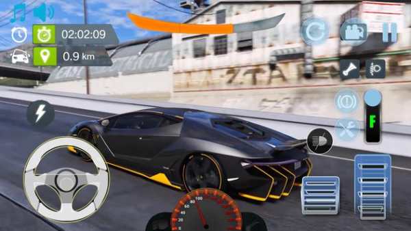 Real City Lamborghini Driving Simulator 2019 screenshot 1