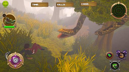 3D Angry Anaconda Snakes attack simulator 2019 screenshot 1