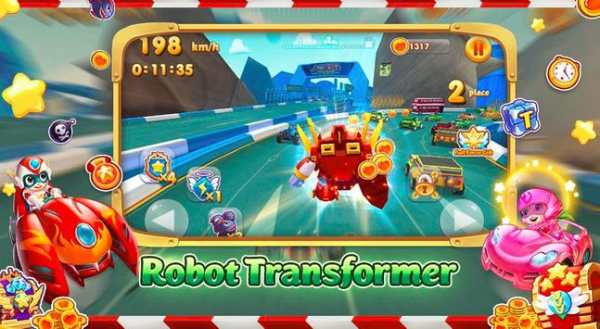 Transformed Racing Car - Lovely Racing screenshot 1