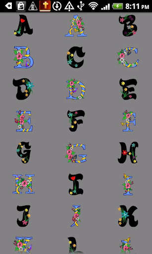 Alphabet stickers for Doodle T screenshot 2