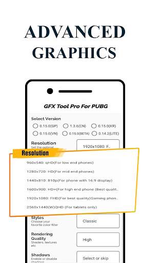 GFX Tool - Game Booster,Launcher & Optimizer screenshot 5