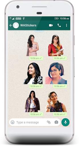 Rashmika Mandanna Stickers 4 WhatsApp screenshot 5