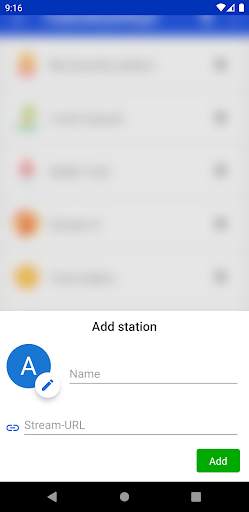 CustomRadioPlayer - Basic URL-RadioStream App screenshot 2