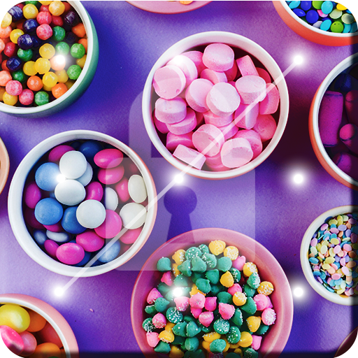 Rainbow Sweet Candies Screen Lock icon