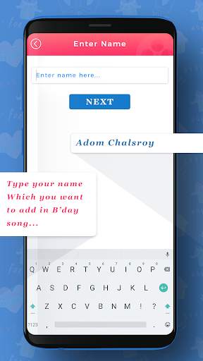 My Name Birthday Song With Photo Slideshow screenshot 1