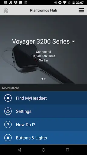 Plantronics Hub screenshot 1