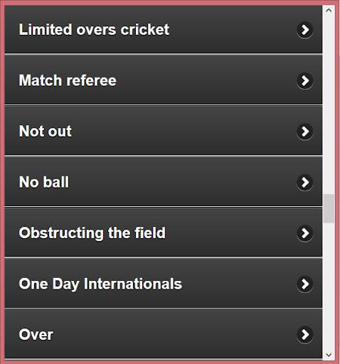 Cricket Language &Terminology screenshot 11