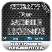 Cheats For Mobile Legends App - Prank ! logo