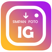 ikon Simpan Foto IG