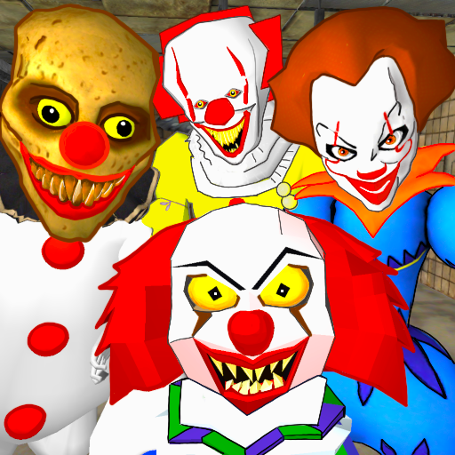 Clown Hospital. Neighbor Escape 3D icon