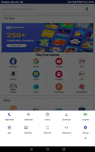 Fast and secure browser screenshot 2