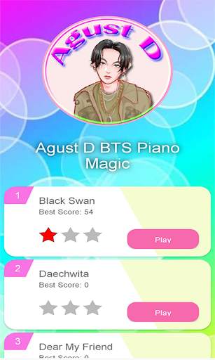 Mixtape Agust D BTS Piano Magic screenshot 1
