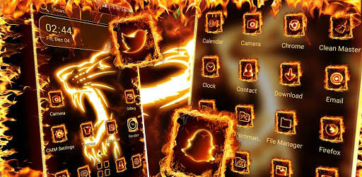 Fire Lion Launcher Theme screenshot 8