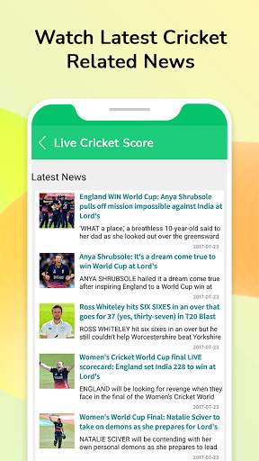 Live Cricket Score, Match Predictions & News screenshot 3