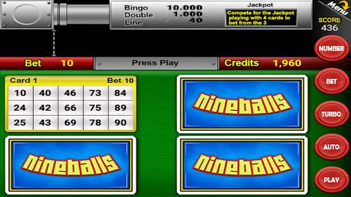 Nine Balls Video Bingo screenshot 1