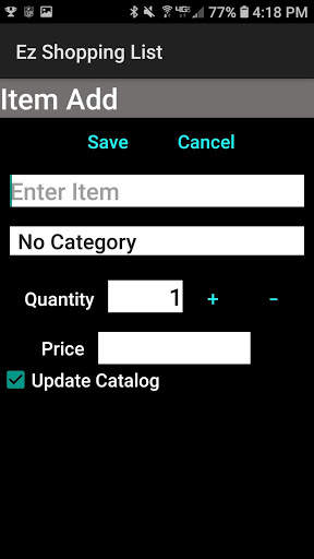 Ez Shopping List screenshot 3