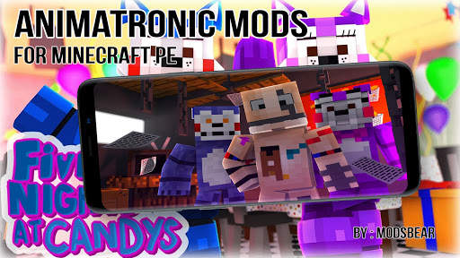 Animatronic Mod -  Five Night freddy's For MCPE screenshot 2