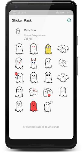 Cute Boo - Sticker pack screenshot 3