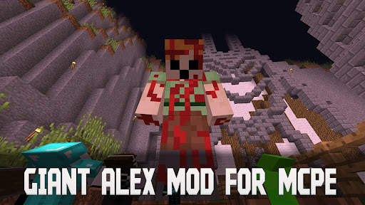 Giant Alex Mod Minecraft PE screenshot 2