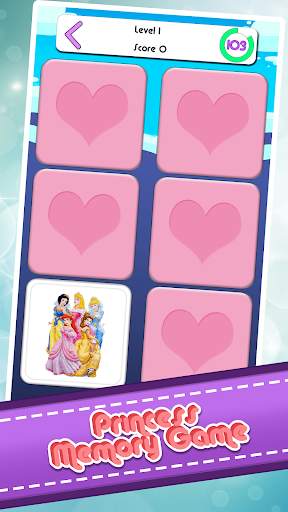 Princess Memory Card Game screenshot 2